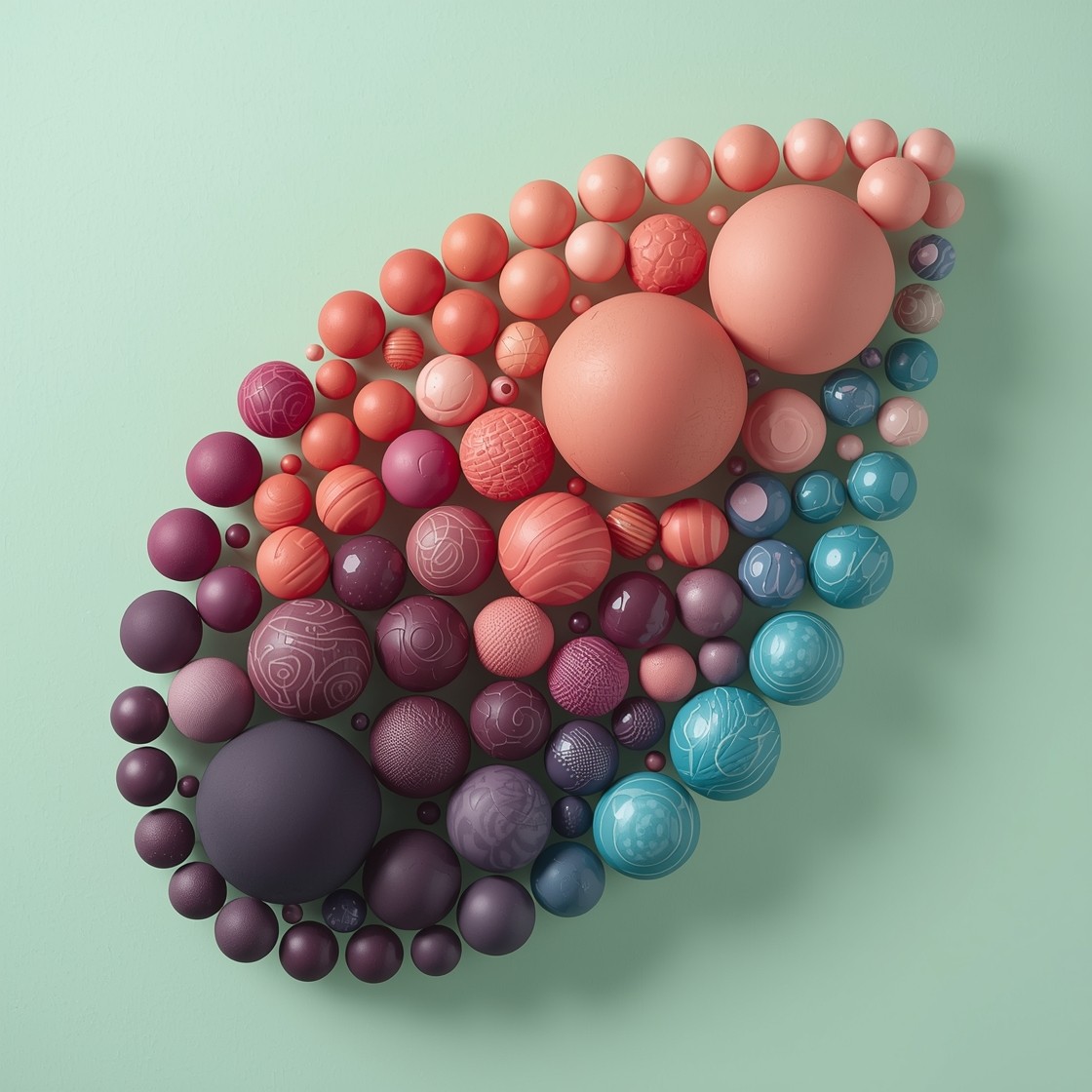 Colored Swirled Sphere Free Colorful Spiral Spheres Image - Spheres, Balls, Abstract ...
