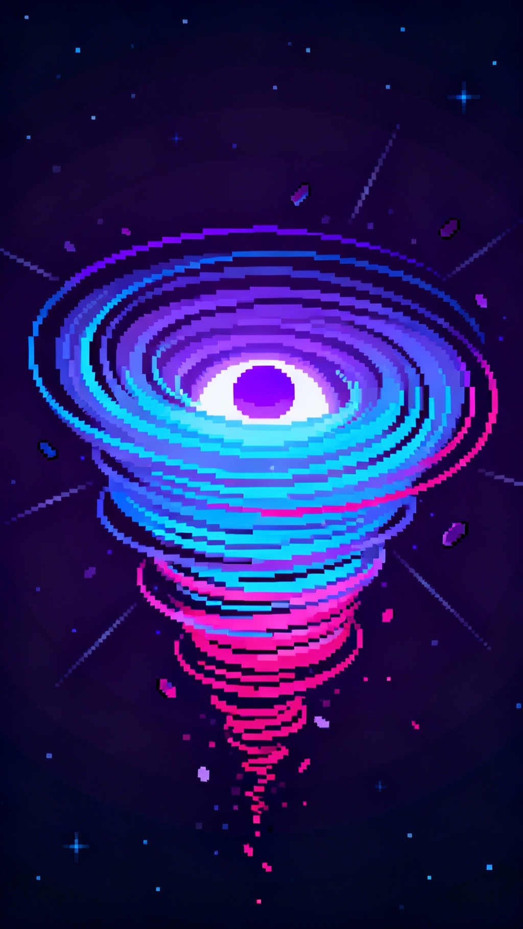 Free Cosmic Pixel Vortex Image - Cyclone, Vortex, Portal | Download at ...