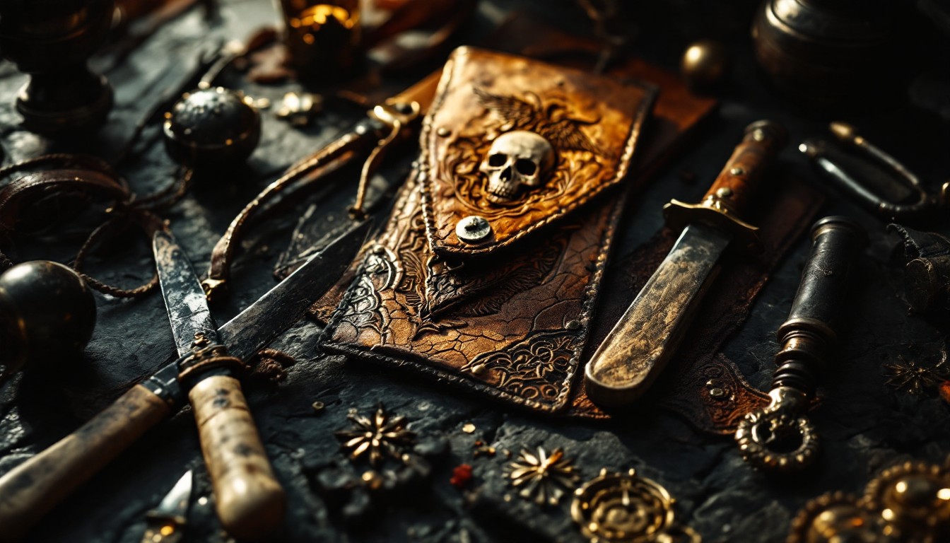 Goth Craft Magic Free Gothic Leather Craft Image - Leather, Skull, Gothic | Download at ...