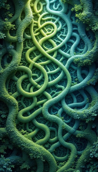 Cellular Maze Free Biological Maze Pattern Image | Download at StockCake