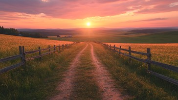 Free Sunset rural road Image - Sunset, Road, Countryside | Download at ...