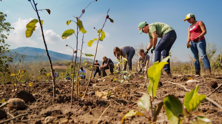 Reforestation Community Free Community Reforestation Effort Image - Sunset, Volunteers ...