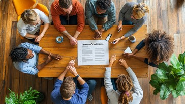 Free Team reviewing documents Image - Teamwork, Collaboration, Document ...