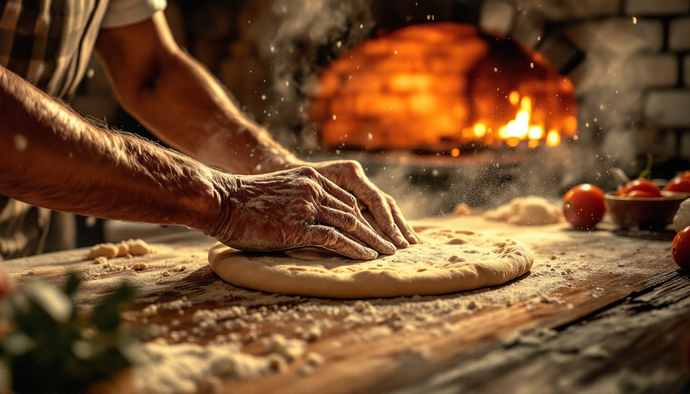 Free Traditional Pizza Making Image - Pizza, Dough, Baking | Download ...