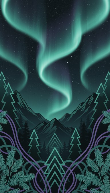 Free Aurora Forest Dreams Image - Aurora, Northern, Lights | Download ...