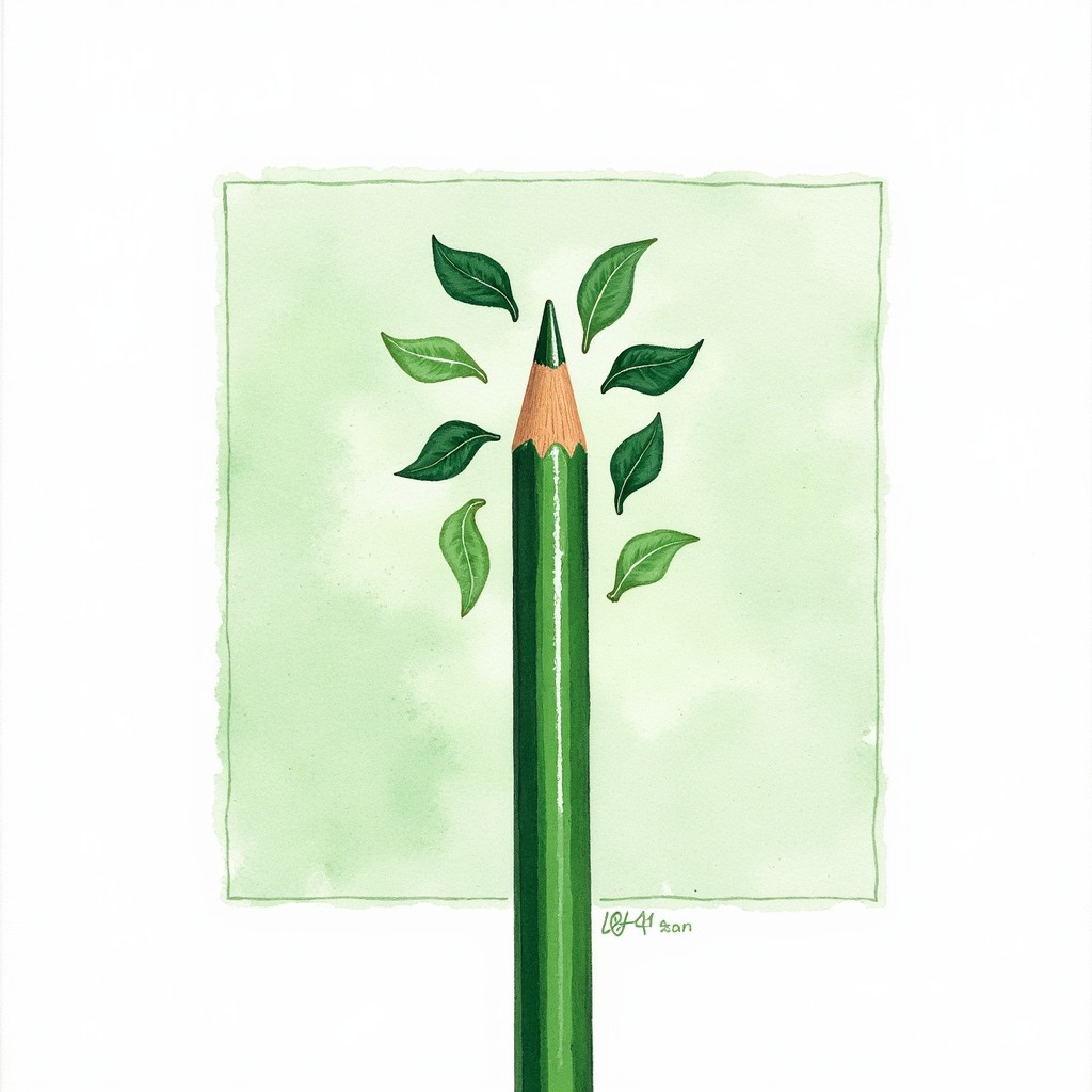 Free Creativity Grows Green Image - Watercolor, Pencil, Green ...