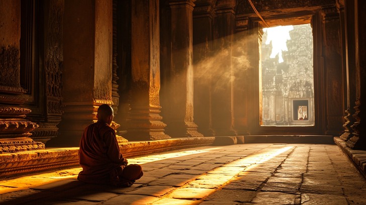 Free Serene Meditation Moment Image - Meditation, Solitude, Sunlight ...