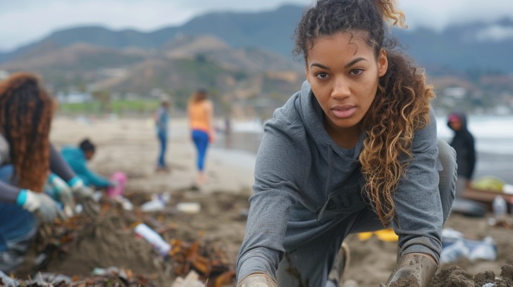 Free Beach Cleanup Effort Image - Beach, Cleanup, Environmental ...