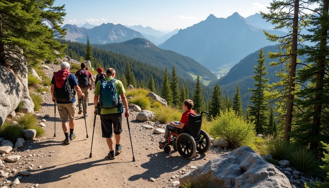 Trail Inclusivity Free Inclusive mountain trail Image - Hiking, Mountains, Accessibility ...