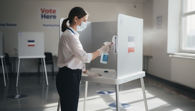 Voting Machine Safe Free Safe Voting Practices Image - Voting, Election, Pandemic ...