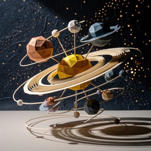 Solar System Model Using Paper Free Paper Solar System Image - Origami, Paper, Craft | Download at ...