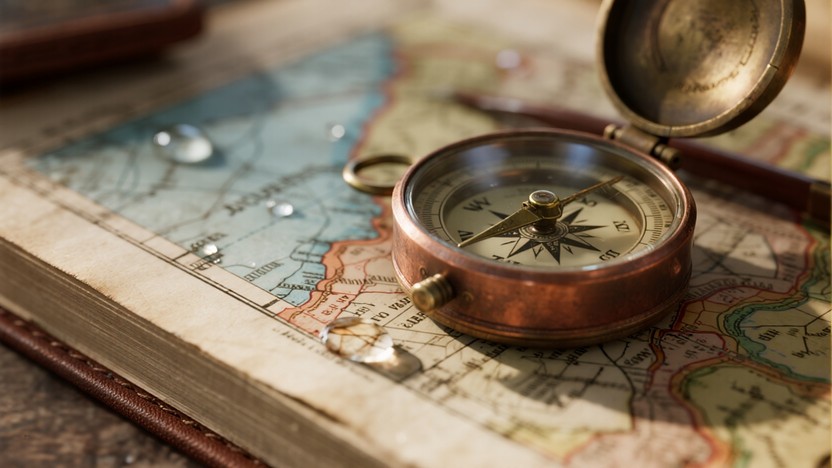 Free Navigation Through Time Image - Exploration, Navigation, Compass ...
