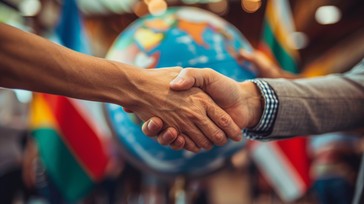 Free Global Handshake Unity Image - Handshake, Globe, Unity | Download ...