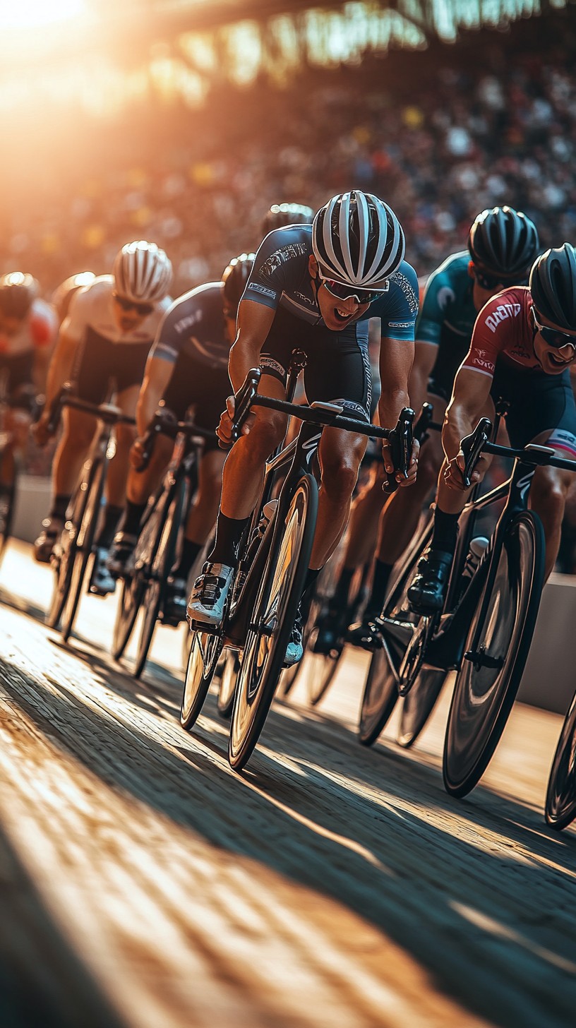Free Cyclists racing intensely Image - Cycling, Race, Sunset | Download ...