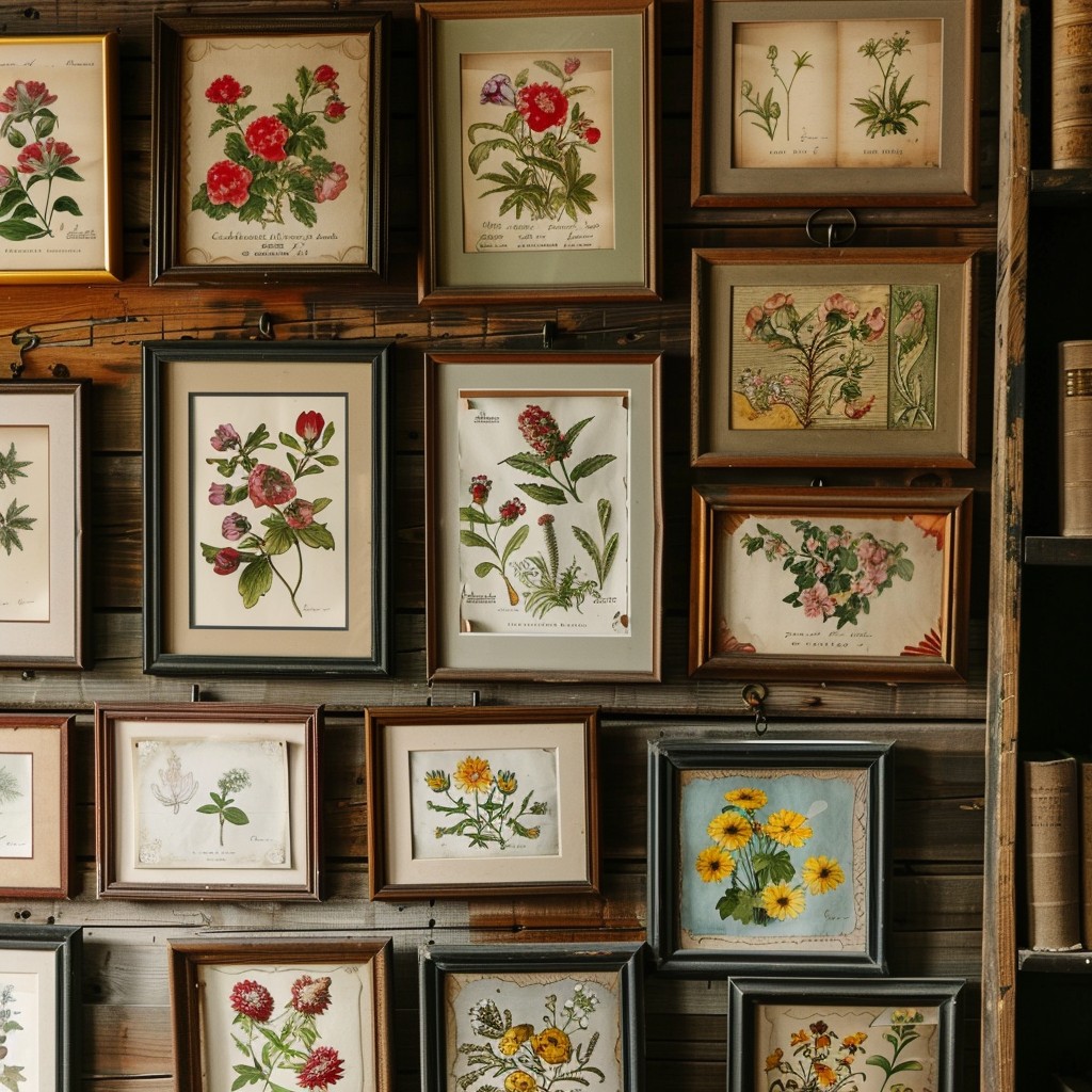 Free Botanical art display Image - Botanical, Art, Framed | Download at ...