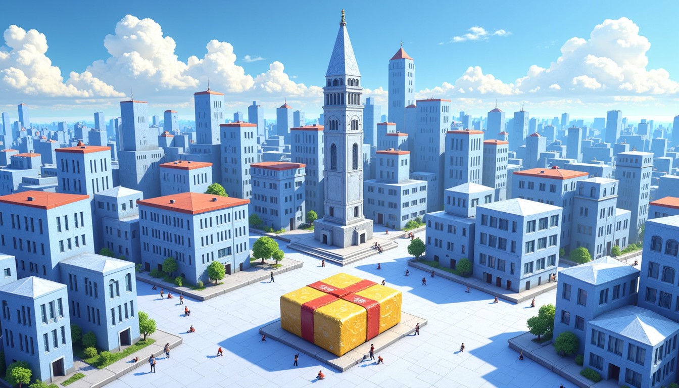 Free Stylized Urban Cube Image - Cityscape, Skyline, Urban | Download ...