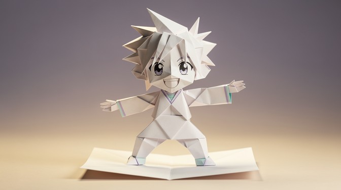 Origami Anim Download Origami Anime Boy Image - Origami, Anime, Paper | StockCake