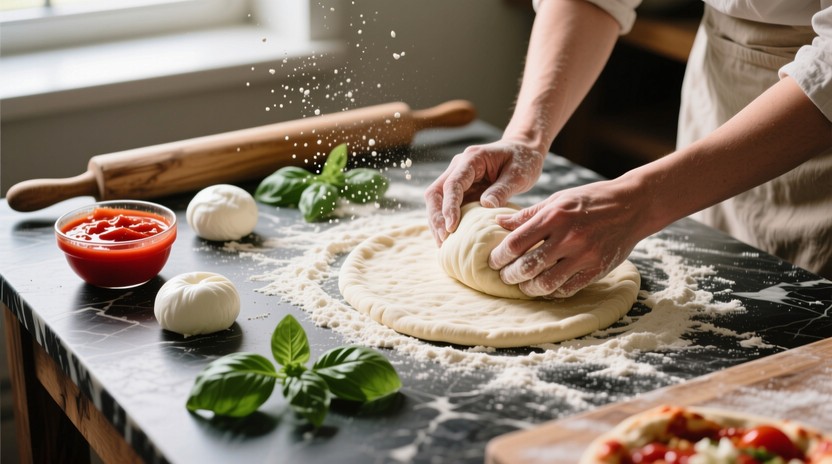 Free Handmade Pizza Creation Image - Pizza, Cooking, Dough | Download ...