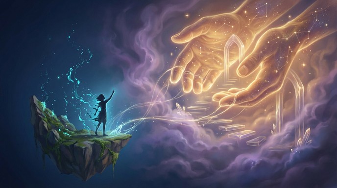 Divine Help Graphics Free Divine Help Descends Image - Fantasy, Surreal, Cosmic | Download ...