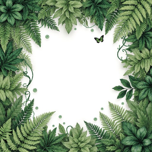 Free Lush Botanical Frame Image | Download at StockCake