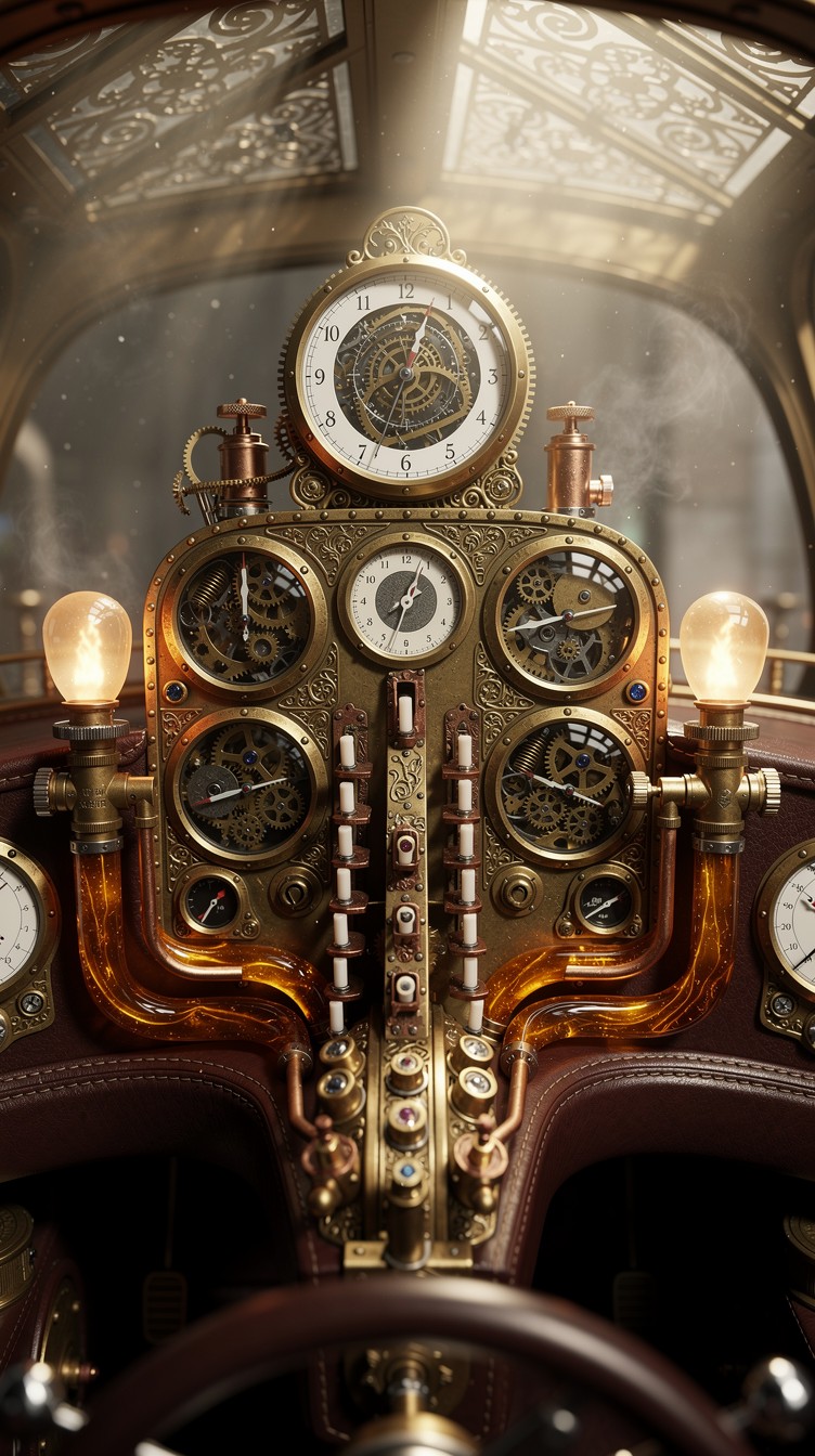 Steampunk Countdown Timer Free Steampunk Dashboard Clockwork Image - Steampunk, Dashboard ...