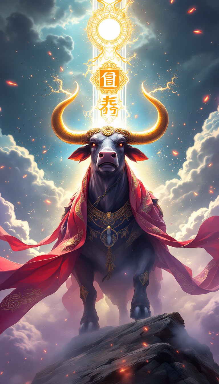 Free Divine Bull Ascends Image - Anime, Bull, Celestial | Download at ...