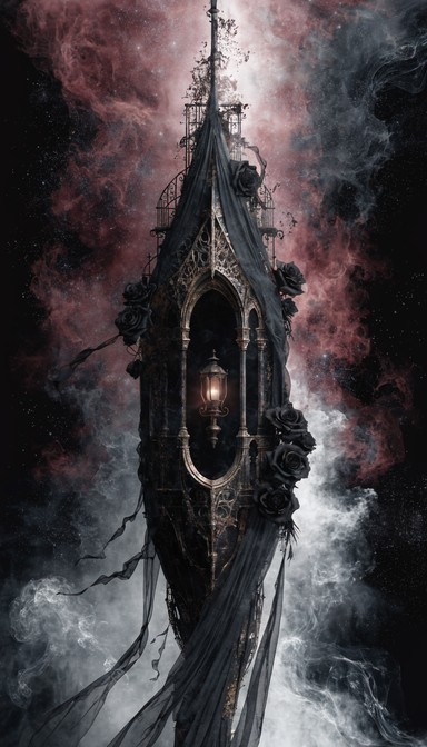 Free Gothic Spaceship Ascending Image - Spaceship, Victorian, Gothic ...