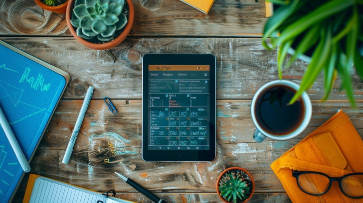 Tablet Workspace Layouts Free Creative Workspace Setup Image - Workspace, Tablet, Finance ...