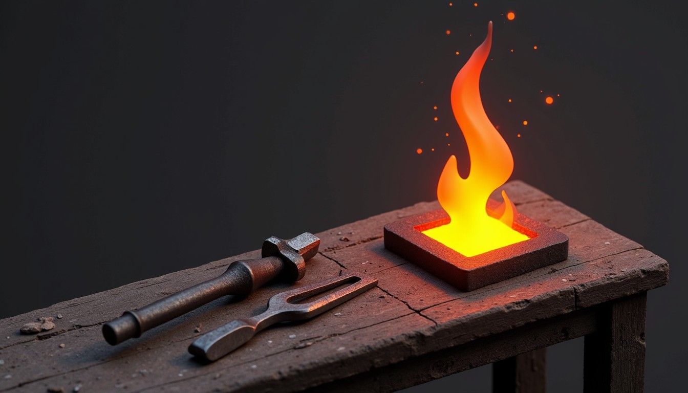 Free Flame Meets Metal Image - Blacksmith, Forge, Fire | Download at ...