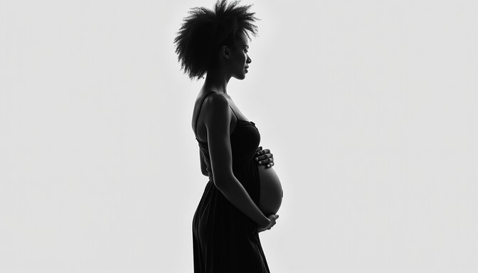Free Galaxy Birth Portrait Image - Pregnancy, Silhouette, Galaxy ...