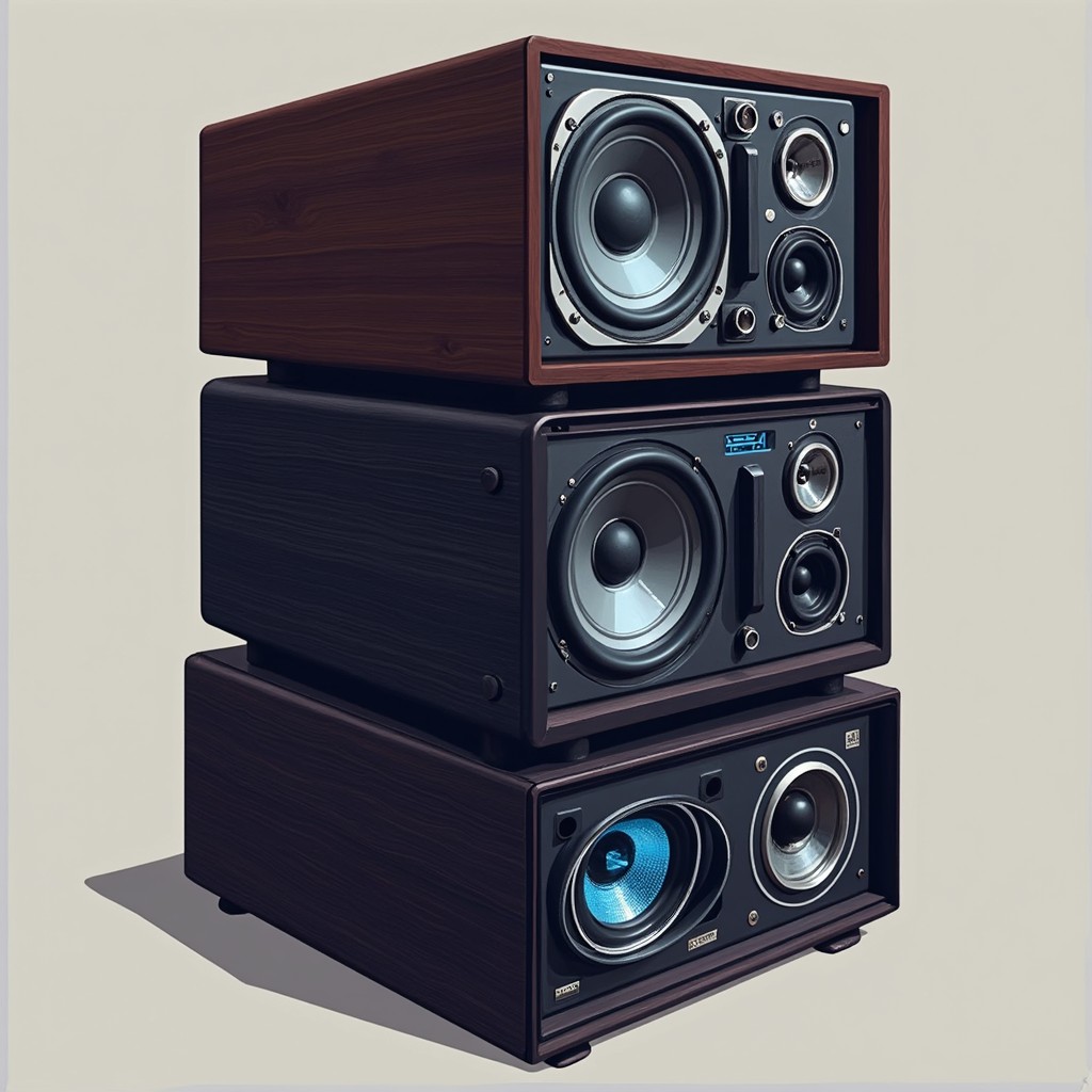 Free Stacked Speaker Tower Image - Speakers, Audio, Stack | Download at ...