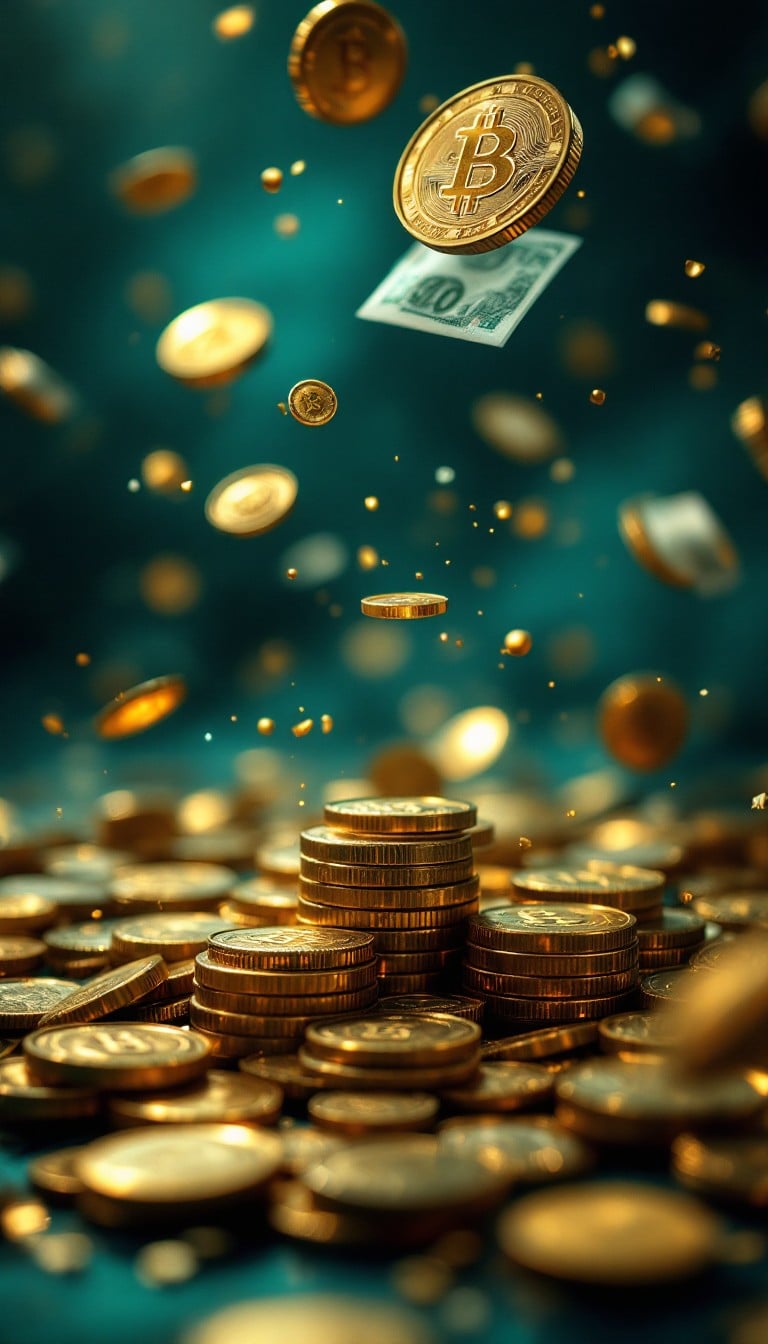 Free Bitcoin Money Rain Image - Bitcoin, Cryptocurrency, Wealth | Download  at StockCake