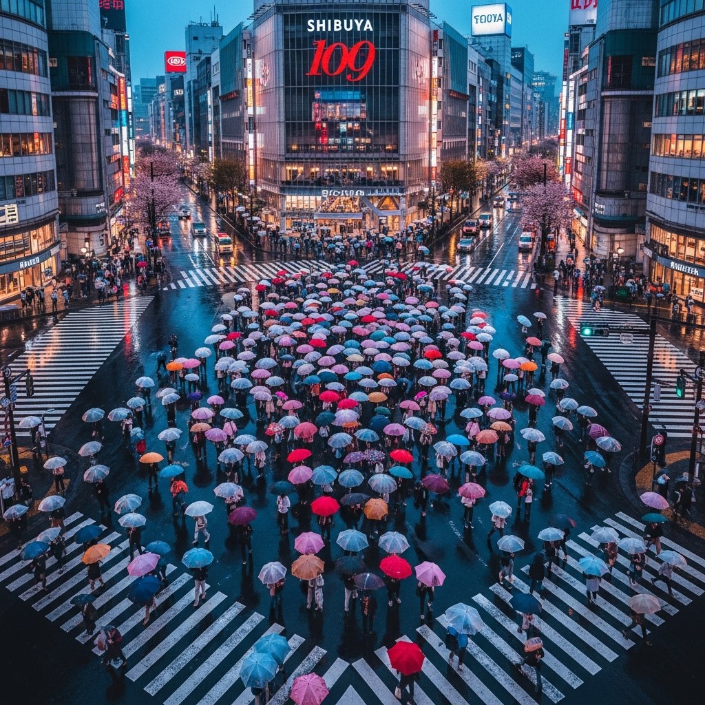 Free Tokyo Umbrella Symphony Image - Tokyo, Shibuya, Japan | Download ...