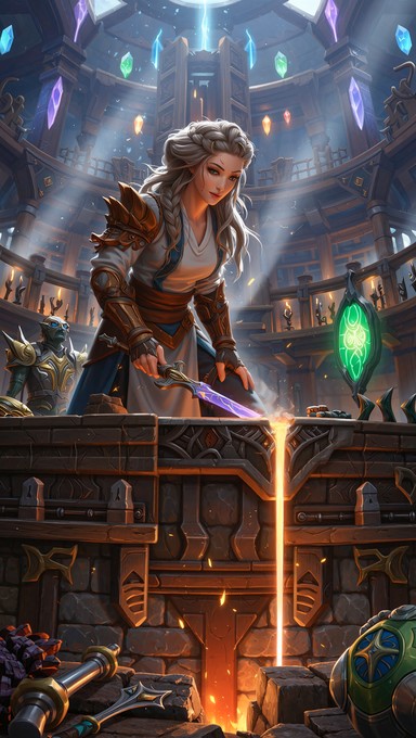 Free Magical Weapon Crafting Image - Adventurer, Crafting, Magical ...