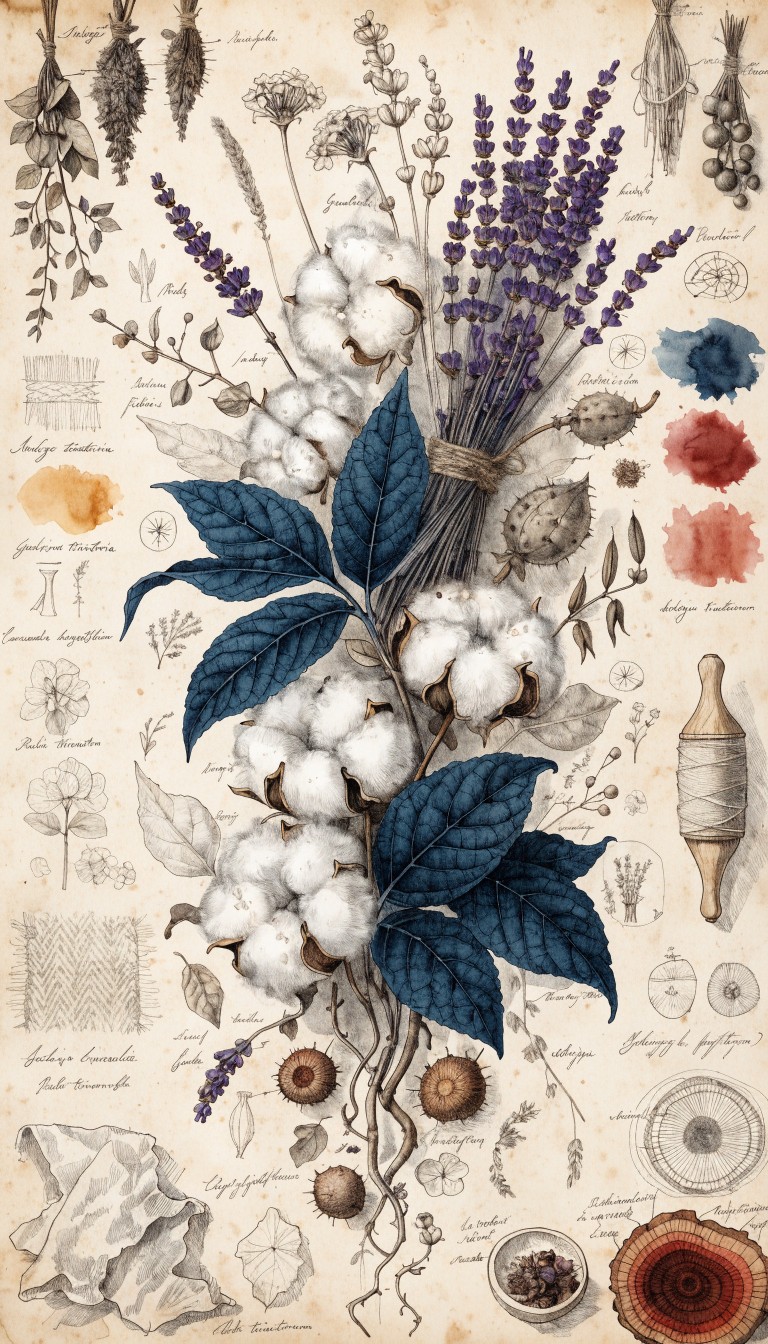 Free Botanical Dye Plants Image - Botanical, Illustration, Vintage ...