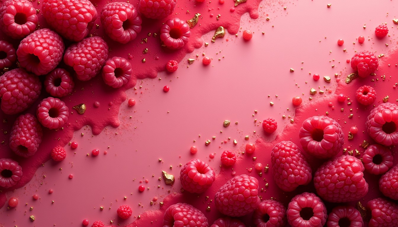 Raspberry Scatter Pattern Free Vibrant Raspberry Scatter Image - Raspberries, Berries, Red ...
