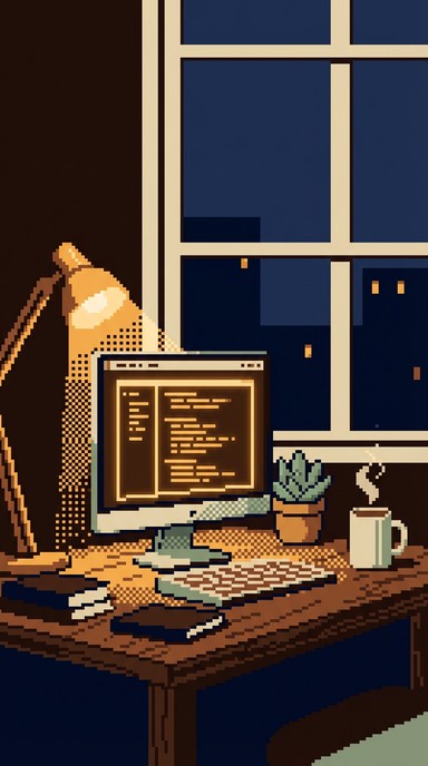 Free Pixel Workspace Sunset Image - Pixel, Workspace, Sunset | Download ...
