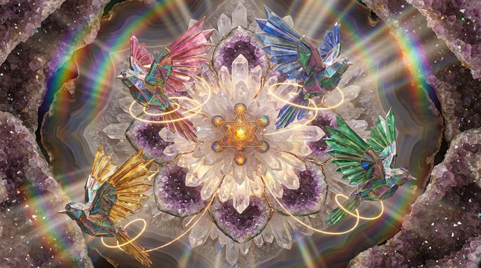 Free Crystal Birds Flying Image - Crystal, Gemstone, Birds | Download ...