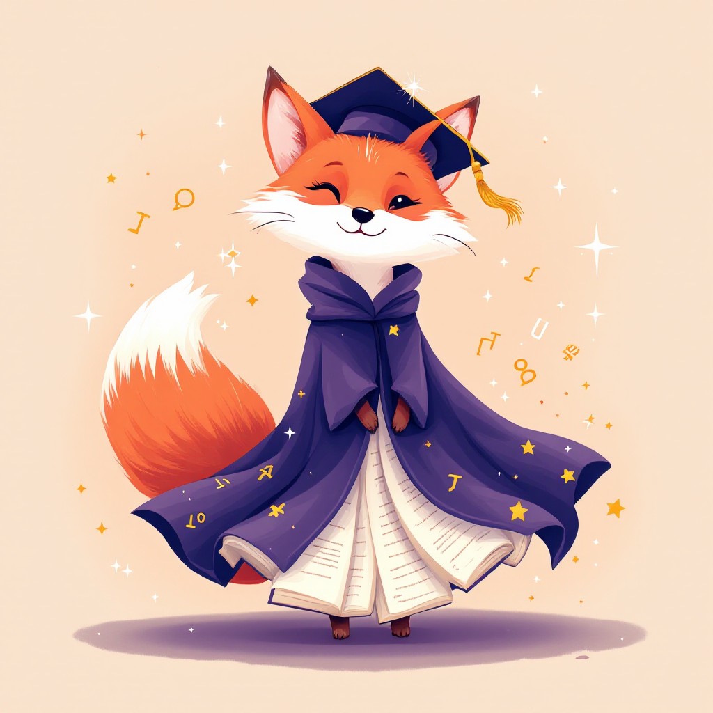 Free Scholarly Fox Graduate Image - Fox, Graduation, Academic ...