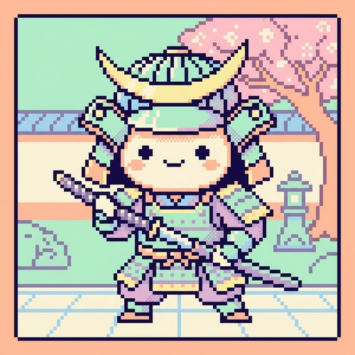 Free Pixel Samurai Warrior Image - Samurai, Pixel, Chibi | Download at ...
