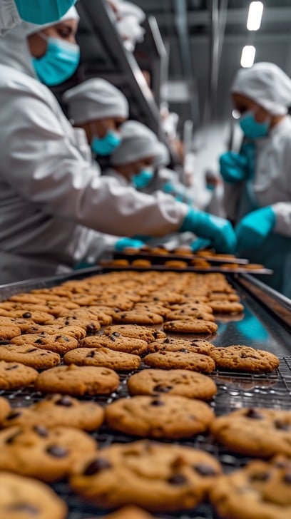 Free Cookie Production Line Image - Cookies, Production, Food Industry ...