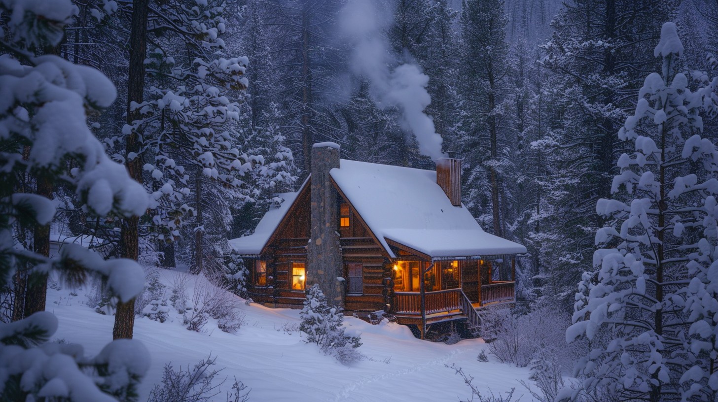 Free Cozy Winter Cabin Image - Winter, Cabin, Snow | Download at StockCake
