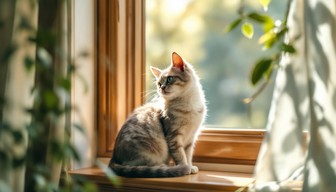 Free Sunlit Window Cat Image - Cat, Sunlight, Window | Download at ...