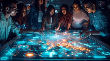 Free Interactive technology table Image - Technology, Innovation ...