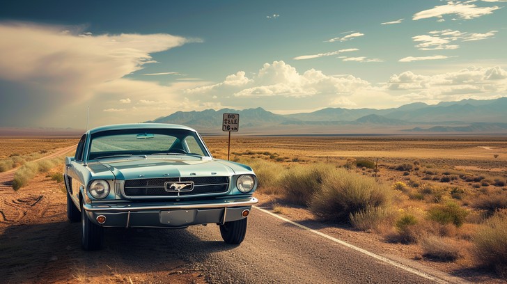 Free Classic Desert Ride Image - Vintage, Mustang, Desert | Download at ...