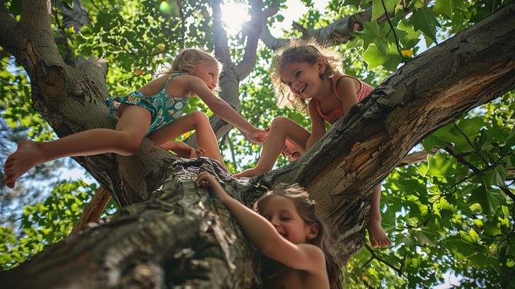 Free Kids Climbing Tree Image - Children, Tree, Climbing | Download at ...