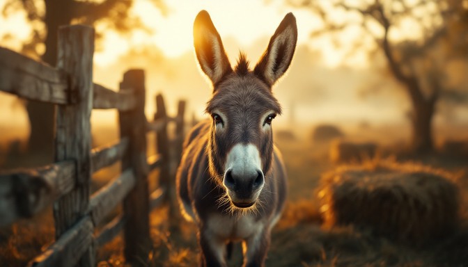 Free Golden Donkey Stance Image - Donkey, Rural, Vintage | Download at ...