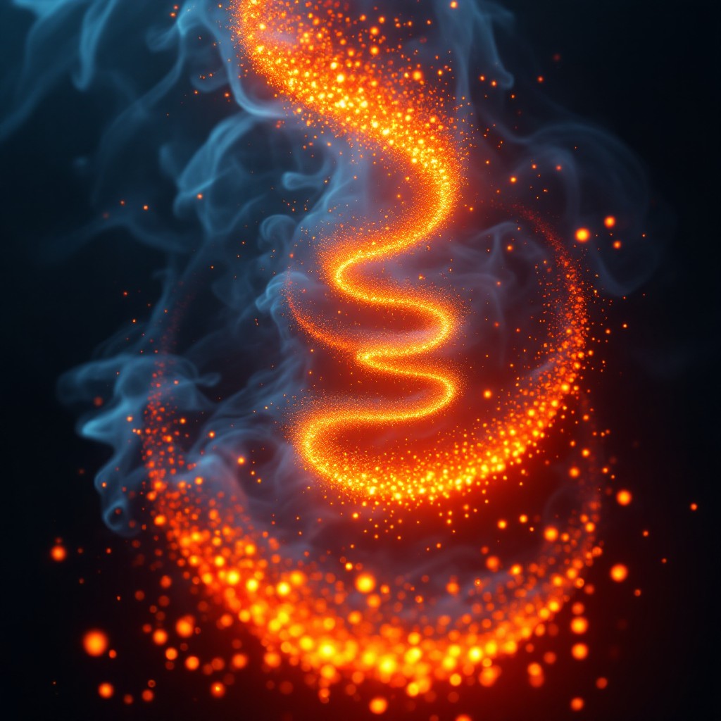 Download Spiraling Ember Dance Image - Ember, Spiral, Glow | StockCake