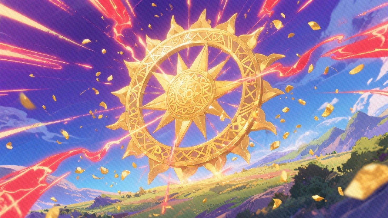 Free Celestial Sun Wheel Image - Sunwheel, Celestial, Golden | Download ...