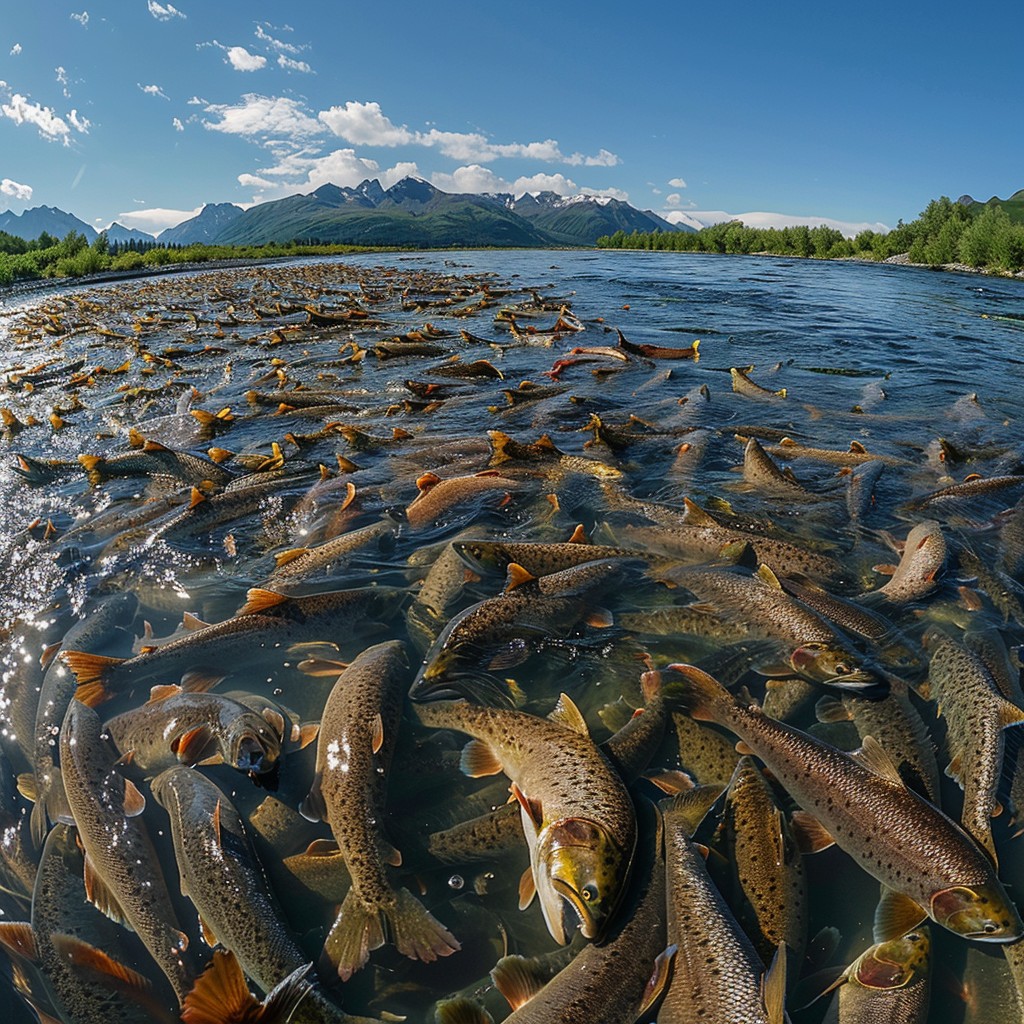 Timming Fish Free Teeming Fish Waters Image - River, Fish, Mountains | Download at ...